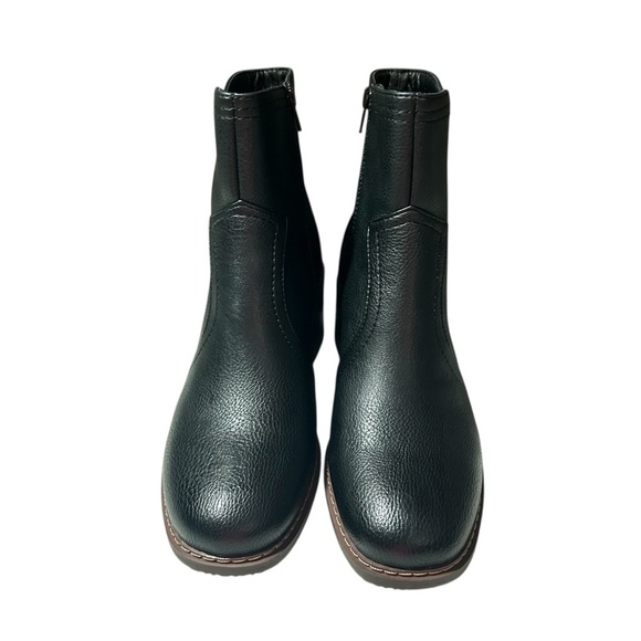 BareTraps Black Ankle Booties with Chunky Heel size 10M - Picture 2 of 7